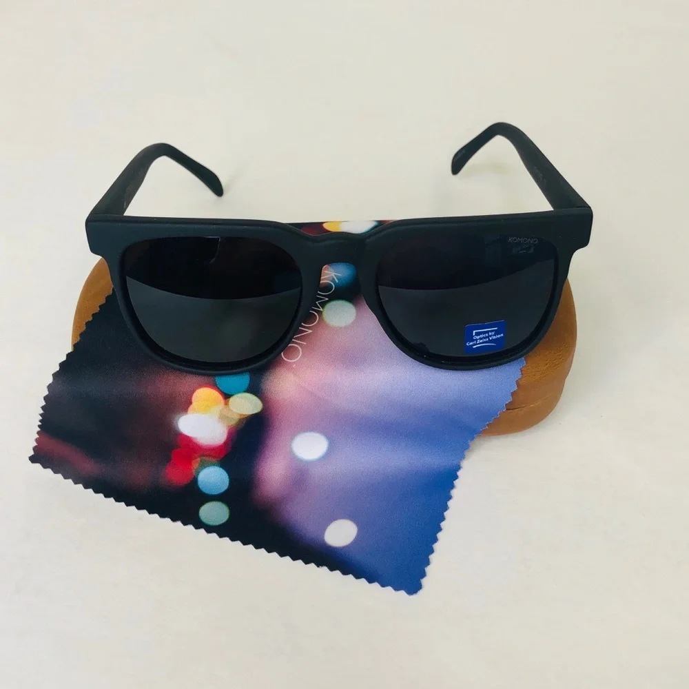 Black KOMONO Sunglasses Riviera NEW NWT UV400